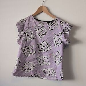 Nooworks Snake Ruffle Top